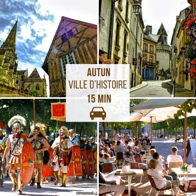 Autun, ville d’art et d’histoire à proximité d’Antully en Bourgogne